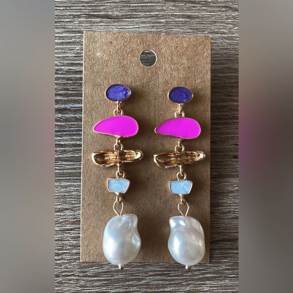 Bohemian pearl drop A338 - Picture 2 of 4